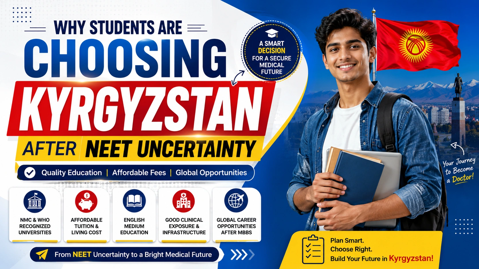 Why Students Are Choosing Kyrgyzstan After NEET Uncertainty